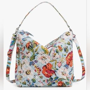 Vera Bradley Women's Cotton Oversized Hobo Shoulder Bag